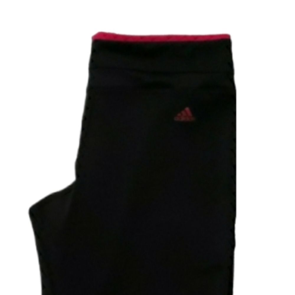 Adidas black athletic capri